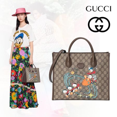 GUCCI【グッチ 】累積売上総額第１位★ドナルドダックトート★コラボ 限定品