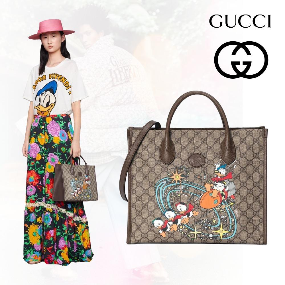 GUCCI【グッチ 】累積売上総額第１位★ドナルドダックトート★コラボ 限定品