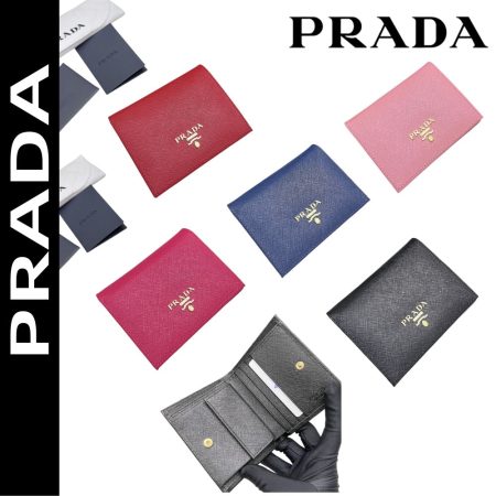PRADA【プラダ】新作短財布 サフィアーノレザーの質感が魅力 5色
