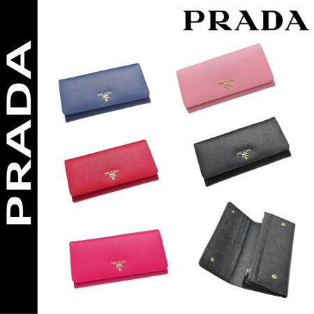 PRADA【プラダ】新作長財布 サフィアーノ素材で高級感満点