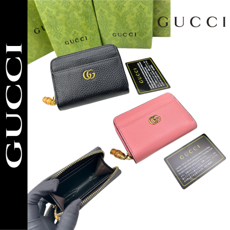 GUCCI【グッチ】 ミニマリストに最適！シンプルで上品な短財布