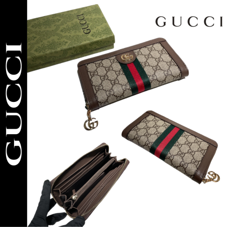 GUCCI【グッチ】 超薄型デザイン！ポケットにもすっぽり入る財布