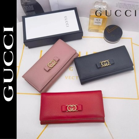 GUCCI【グッチ】春夏にぴったりの実用的で絶妙な長財布3色