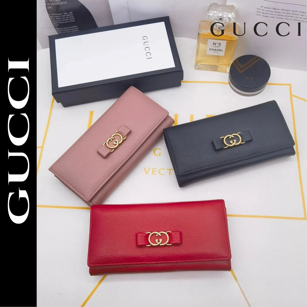 GUCCI【グッチ】春夏にぴったりの実用的で絶妙な長財布3色